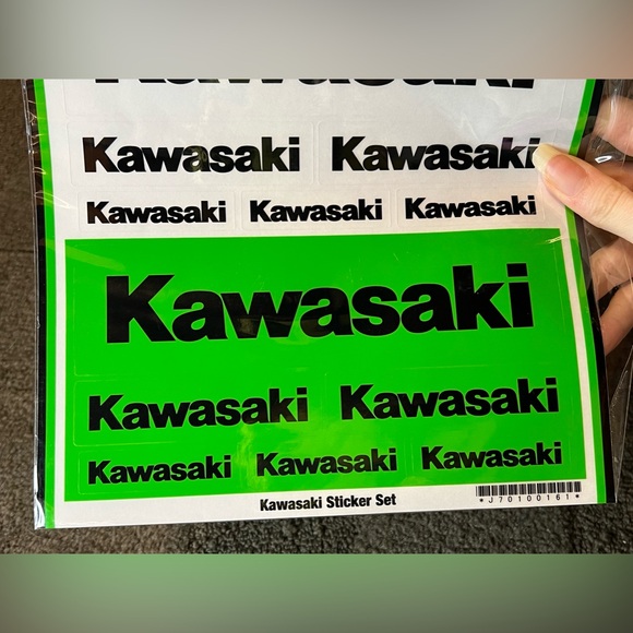 Kawasaki Vinyl Sticker Decal Sheet Motorcycles ATV SxS Jet Ski Japanese Ninja - Picture 5 of 5